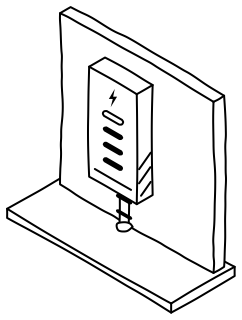 Home Battery from the Home Energy Efficiency shape library
