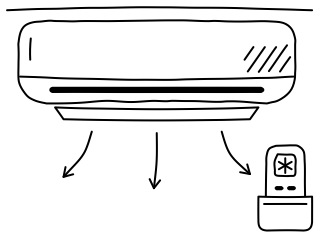 Split System Indoor Unit from the Home Energy Efficiency shape library