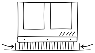 Door Bottom Seal from the Home Energy Efficiency shape library