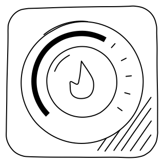 Smart Thermostat from the Home Energy Efficiency shape library