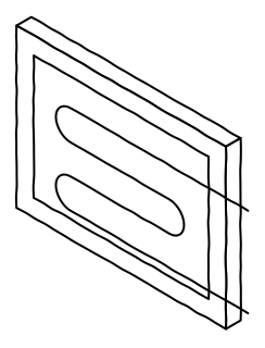 Heating coil from the HVAC: Air Handling & Room Comfort shape library