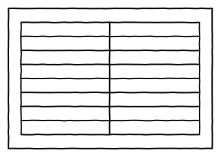 Return-air grille from the HVAC: Air Handling & Room Comfort shape library