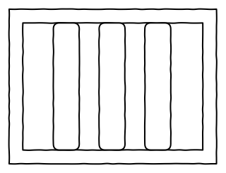 Duct silencer (flat) from the HVAC: Air Handling & Room Comfort shape library