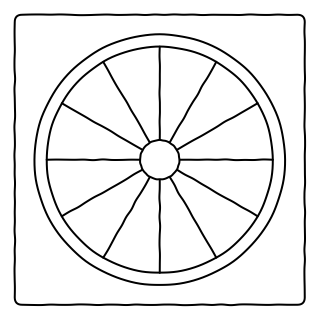 Heat-recovery wheel from the HVAC: Air Handling & Room Comfort shape library