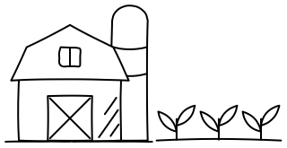 Farm and Crops from the Insurance shape library