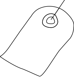 Label from the Inventory shape library