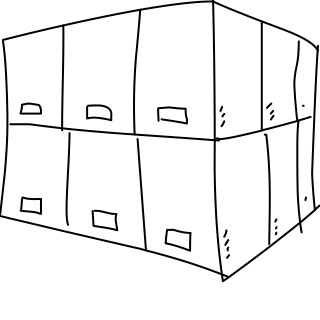 Stacked boxes from the Inventory shape library