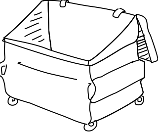 Dumpster from the Inventory shape library