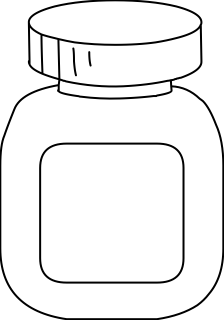 Pill Bottle from the Medical shape library