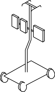 Infusion Pump from the Medical shape library