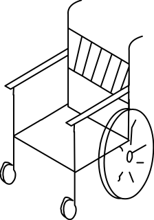 Wheelchair2 from the Medical shape library