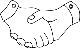 Handshake from the Meetings shape library