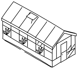 Greenhouse from the Regenerative Farm Isometric shape library