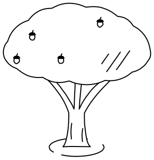Nut Tree from the Regenerative Farm Isometric shape library