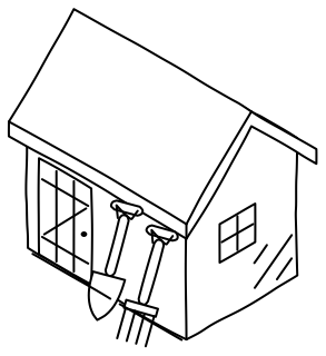 Tool Shed from the Regenerative Farm Isometric shape library