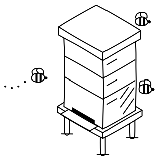Beehive from the Regenerative Farm Isometric shape library
