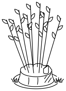 Coppiced Willow from the Regenerative Farm Isometric shape library