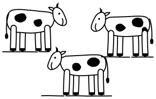 Cattle from the Regenerative Farm Isometric shape library