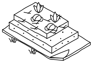 No-Dig Bed from the Regenerative Farm Isometric shape library