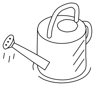 Watering Can from the Regenerative Farm Isometric shape library