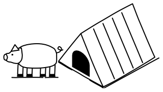 Pig Shelter from the Regenerative Farm Isometric shape library