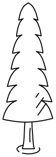 Timber Tree from the Regenerative Farm Isometric shape library