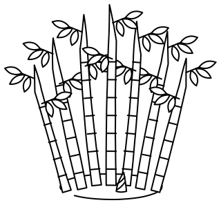 Bamboo Clump from the Regenerative Farm Isometric shape library