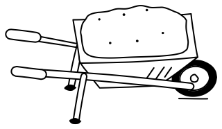 Wheelbarrow from the Regenerative Farm Isometric shape library