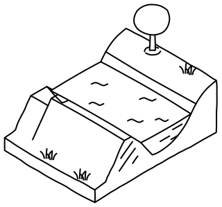Farm Dam from the Regenerative Farm Isometric shape library
