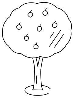 Fruit Tree from the Regenerative Farm Isometric shape library