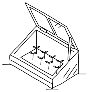 Cold Frame from the Regenerative Farm Isometric shape library