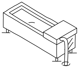 Water Trough from the Regenerative Farm Isometric shape library