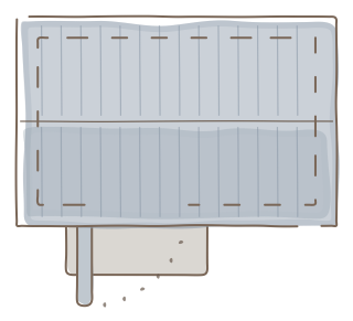 Tool Shed from the Regenerative Farm Plan (Watercolor) shape library