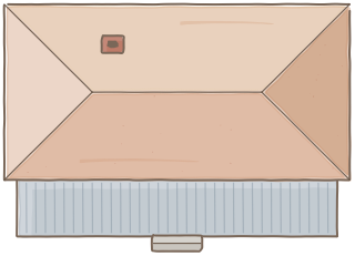 Farmhouse from the Regenerative Farm Plan (Watercolor) shape library