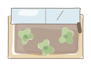 Cold Frame from the Regenerative Farm Plan (Watercolor) shape library