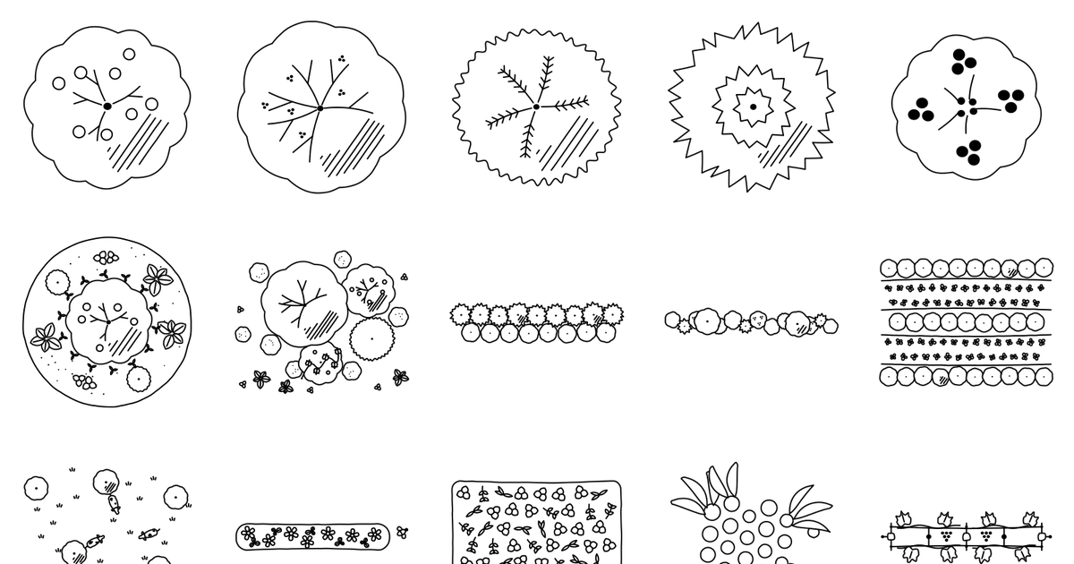 A selection of shapes from Regenerative Farm Plan