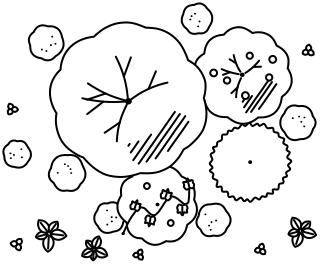 Food Forest from the Regenerative Farm Plan shape library
