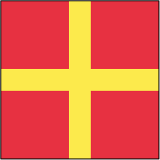 flag R from the Sailing shape library