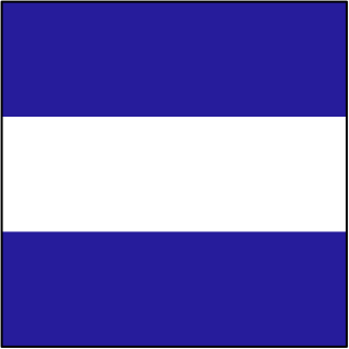 flag J from the Sailing shape library