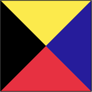 flag Z from the Sailing shape library