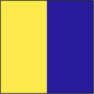 flag K from the Sailing shape library