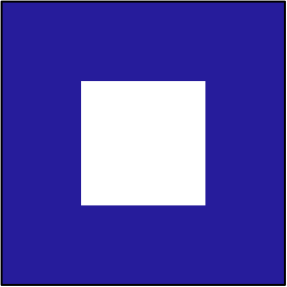 flag P from the Sailing shape library