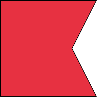 flag B from the Sailing shape library