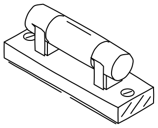 DC Fuse Holder from the Solar & Battery Sites 2 shape library