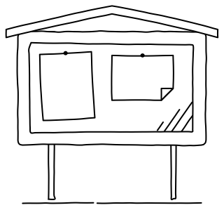 Site Notice Board from the Solar & Battery Sites 2 shape library