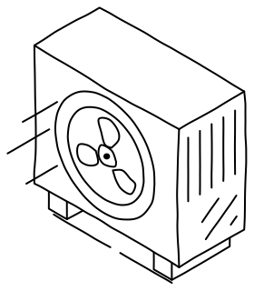 Container Cooling Unit from the Solar & Battery Sites 2 shape library