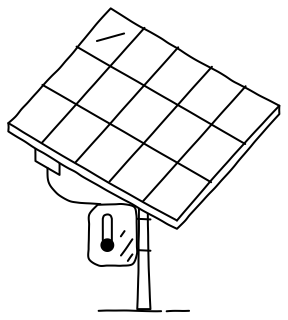 Module Temperature Sensor from the Solar & Battery Sites 2 shape library