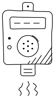 Battery Gas Detector from the Solar & Battery Sites 2 shape library