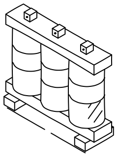 Station Service Transformer from the Solar & Battery Sites 2 shape library