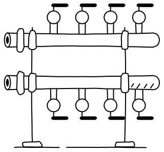 Cooling Manifold from the Solar & Battery Sites 2 shape library